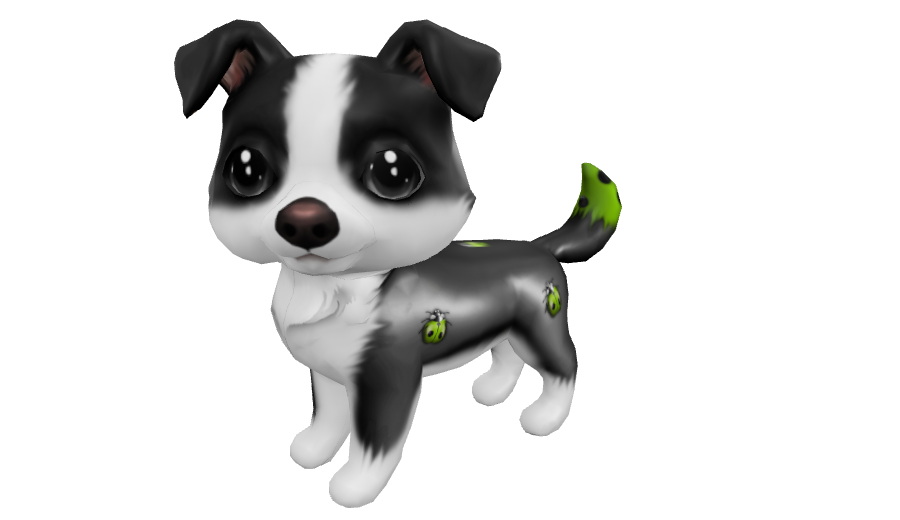 Ladybug Love Lime M Dog
