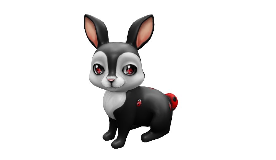 G7 M BUN LADYBUG RED AND