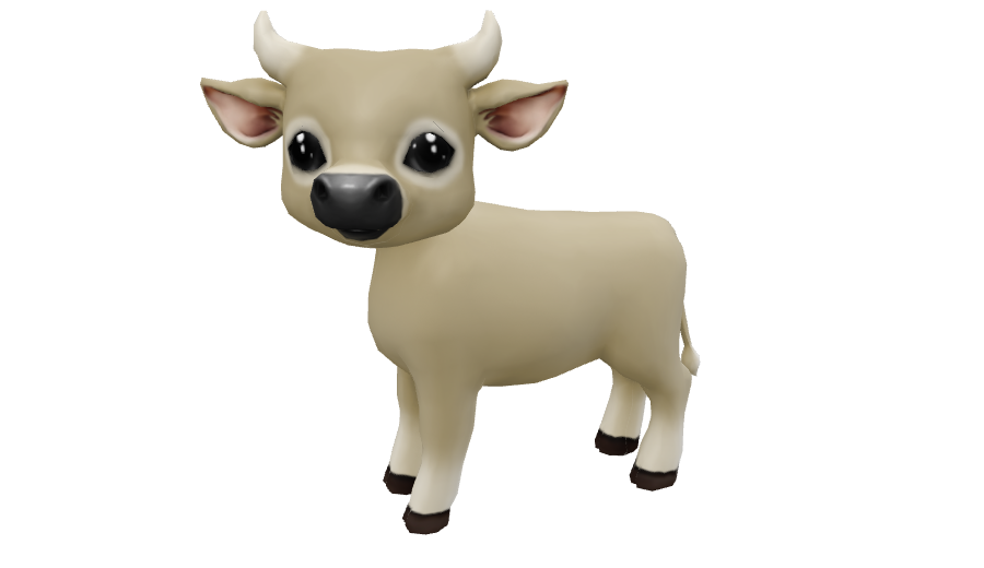female pb le cream cow