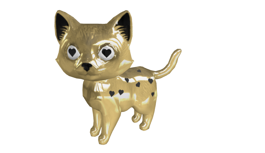 GOLD FELINE MALE