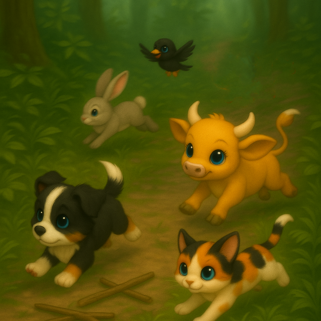 The small magical creatures running