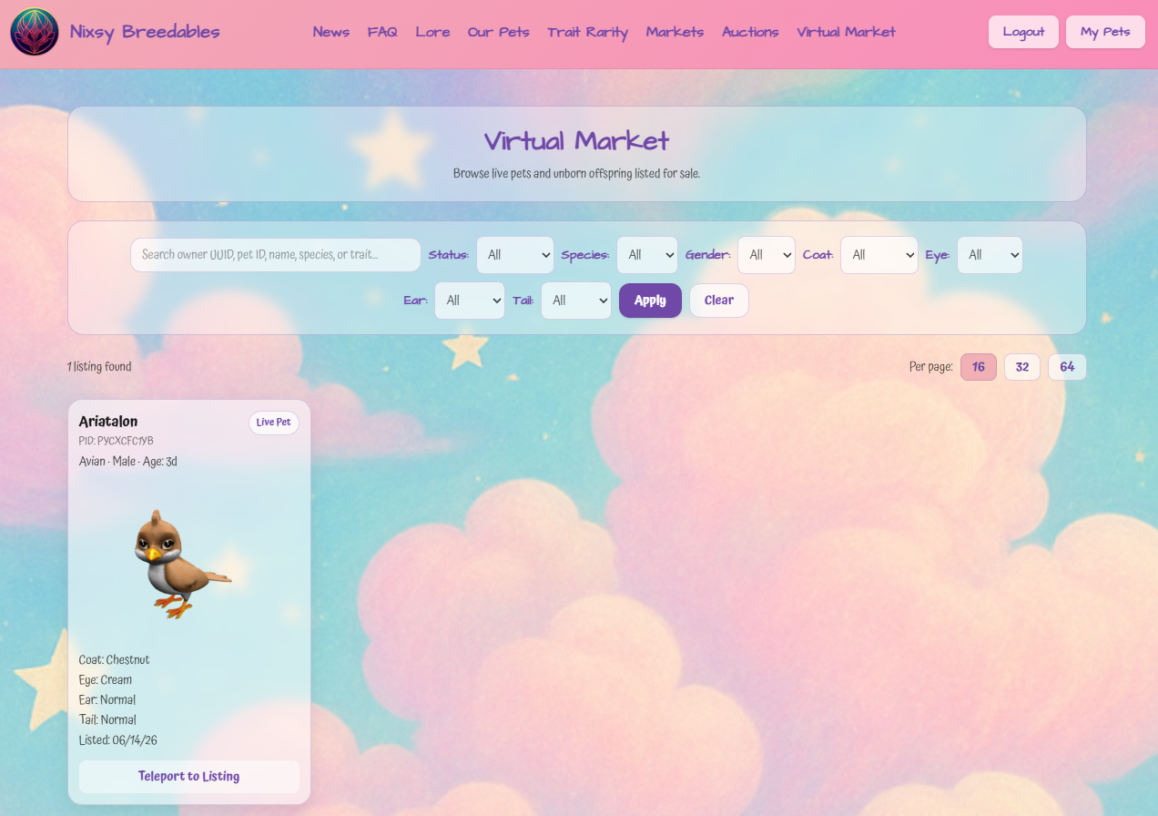 Virtual Market